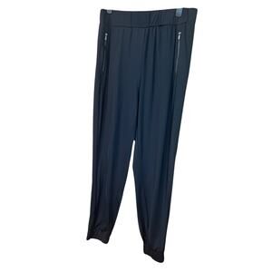 Bagatelle Black Satiny Joggers Size Small.